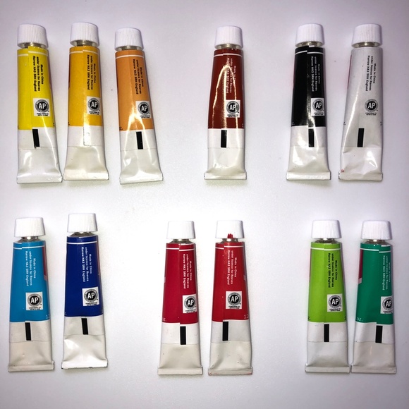Reeves Art Reeves Gouache Paint Set Of 2 4 Fl Oz 12 Ml Tubes Vintage Poshmark